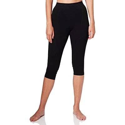 Image of X BIONIC Energy Accumulator 4.0 3/4, Layer Base Functional Trousers for Women, women&#039;s, Ea Wp07W19W, Charcoal/Magnolia, XL