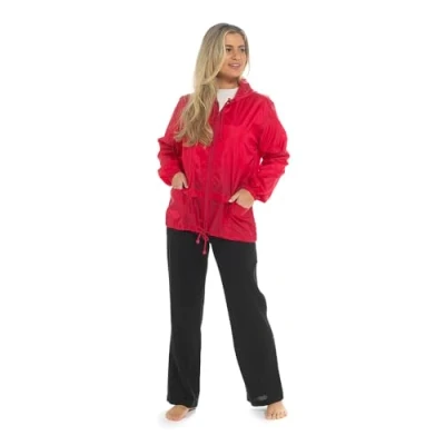 Image of undercover lingerie Ladies Pac A Mac Jacket JK305 Red L