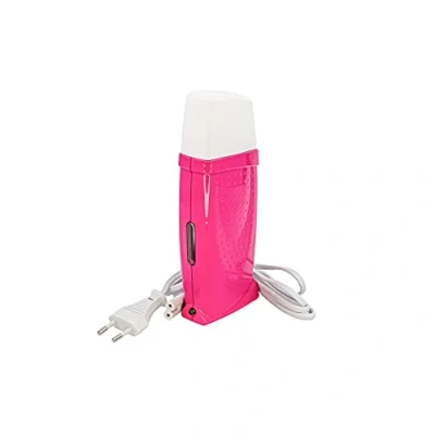 Image of EpilWax Royal Epilator 35 Watts Professional Roll On Wax Hair Removal 100ml with Strips &quot;Hair Device Warmer Cartridge Refill&quot; (Royal Fuchsia)
