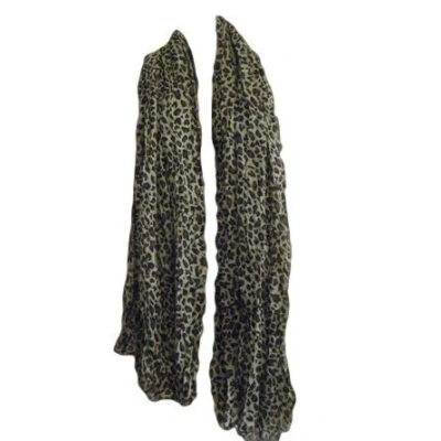 Image of Fat catz copy Small Animal Leopard Print Fashion Ladies Shawl Scarf Wrap