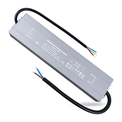 Image of REYLAX 12V LED Driver Lighting Outdoor Transformer 150W 12.5A, IP67 Waterproof Transformer, Constant Voltage Power Supply, AC to DC Low Light Adapter, for Garden Lamps and Shed