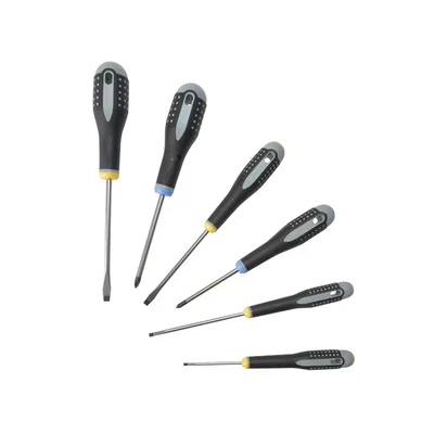 Image of Bahco 9882 BE Slot/ Pozi Ergo Screwdriver Set (6 Pieces)