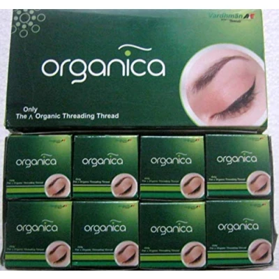 Image of 8 Spools x 300m Vardhaman Organica Organic Cotton Eyebrow Threading Thread