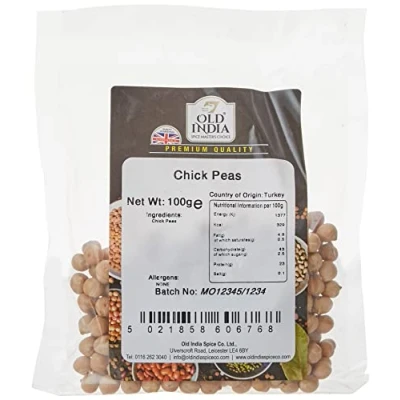 Image of Old India Chick Peas 100g