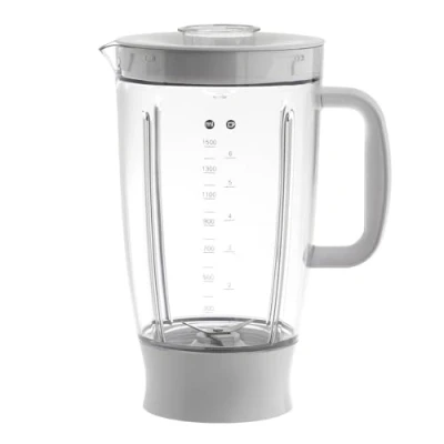 Image of Masterpart Liquidiser Blender Jug Complete Lid &amp; Base Compatible with Kenwood Food Processors FP486 FP487 FP581 FP582 FP583 BL410 FP580 BL430