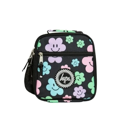 Image of hype Bags Graffiti Stars Polyester Unisex Lunch Box in Black Size: One Size