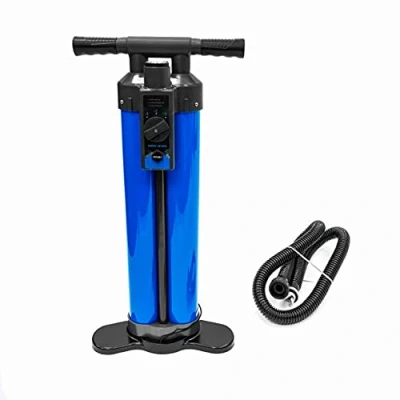 Image of AQUATEC Dual &amp; Triple Action Pumps Hand Pump for Inflatable Paddle Boards Airflow on Upstroke Downstroke SUP Board with Pressure Gauge Boat (Triple Pump)