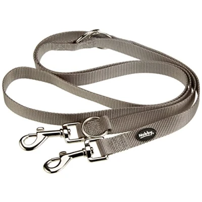 Image of Nobby Classic Dog Leash, 200 cm/20 mm, Mouse Gray