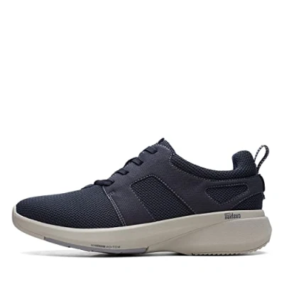 Image of Clarks Men&#039;s Lehman Tie Sneaker, Navy, 6.5 UK