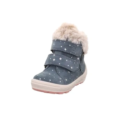 Image of Superfit Girl&#039;s GROOVY warm gefütterte Gore Tex Stiefel, blau 8000