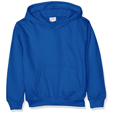 Image of AWDis Boy&#039;s Kids Hoodie, Blue (Royal Blue), Medium