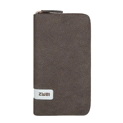 Image of Zwei Women&#039;s M.Wallet Travel Accessory Wallet, Nubuck Stone, 19 x 11 2,5 cm