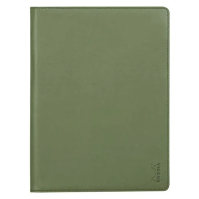Image of RHODIA 216003C Rhodiarama Clipboard and Document Holder Booklet N16 Sage for Notepads or A5 Format Notebooks (14.8 x 21 cm) Premium Italian Faux Leather Collection