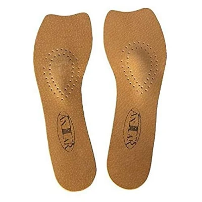 Image of Antar AT53504 Orthopaedic 3/4 Insoles Leather with Splayfoot Pad 40 g, Size 35/36