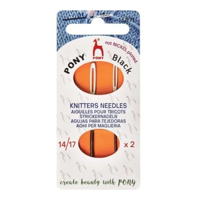 Image of Pony Black Knitters Needles