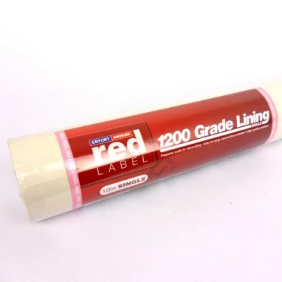 Image of Erfurt 1200g Grade Lining Paper Red Label Wallpaper