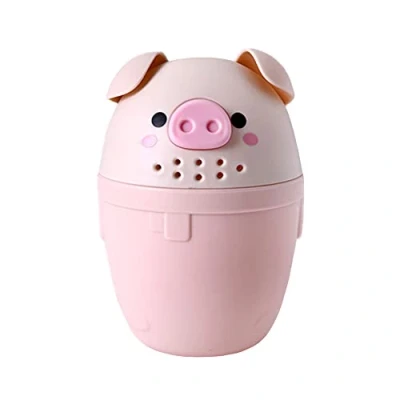 Image of Baby Shampoo Cup Bathroom Accessories For Children Bathing Hair Rinser Wash Bath Jug Washing pink