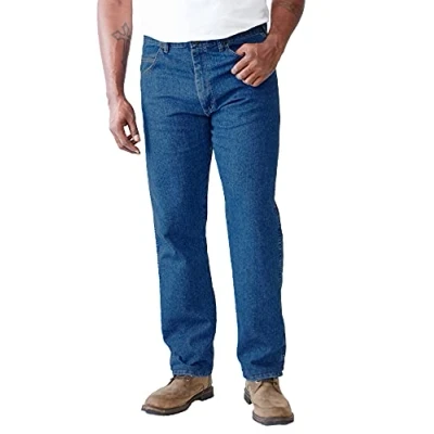 Image of Wrangler Men&#039;s Trail Trekker Relaxed Fit, Stonewashed, 40W x 36L