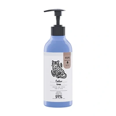 Image of Yope Naturalny Energetyzujący Żel pod Prysznic z Drzewem Cedrowym Jałowicem i Chilli 400ml