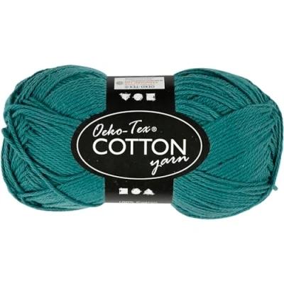 Image of Creativ Cotton Yarn, Petrol, One Size