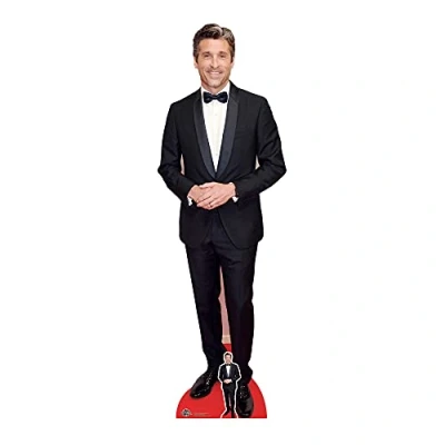 Image of STAR CUTOUTS CS907 Life Size Cardboard Cutout l Patrick Dempsey Smart Suit Real Birthday Gifts for Women, Men, Fans, Solid, Multicolour