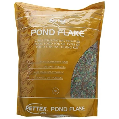 Image of Pettex Complete Pond Flakes Fish Food, 4 Litre, multi