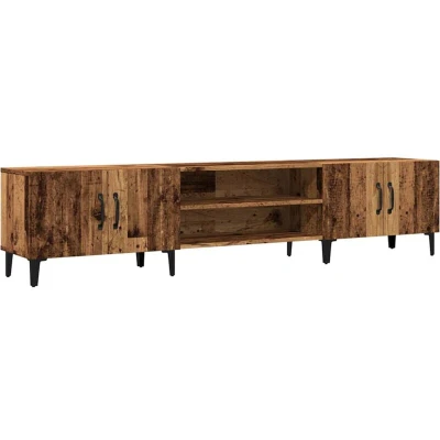 Image of vidaXL TV Cabinet Old Wood 180x31.5x40 cm Engineered