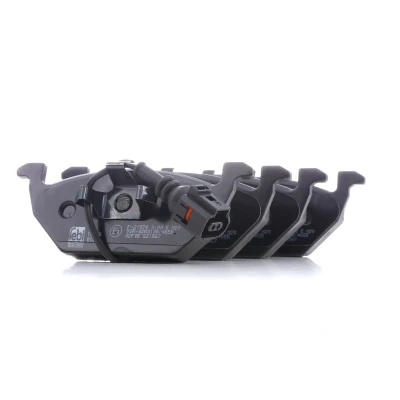 Image of 1K0698151J, JZW698151 Brake pad set FEBI BILSTEIN 16446 Front Axle incl. wear warning contact with piston clip, anti squeak plate