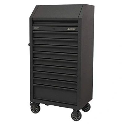 Image of Sealey Superline Pro Tower Cabinet 9 Drawer 690mm with Soft Close Drawers &amp; Power Strip