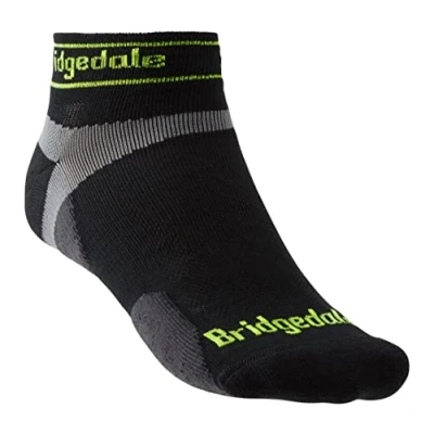 Image of Bridgedale TRAIL RUN Ultralight T2 Merino Sport Low Men&#039;s X Large Black