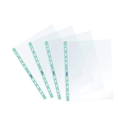 Image of Favorit 25 x 22 30 cm High Gloss Perforated Envelopes with Pastel Blue Stripe