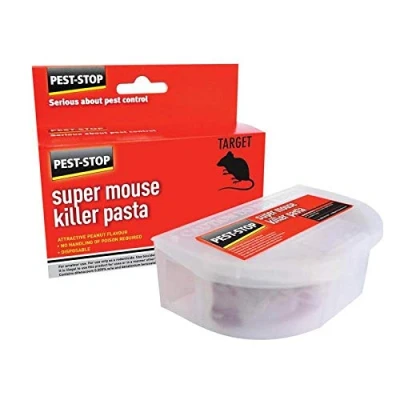 Image of Pest Stop Pre Baited Mouse Station Single Feed Mice Control Fast Acting Baits Secure Lock System Indoor and Outdoor for Home, Office, Garden, Industry