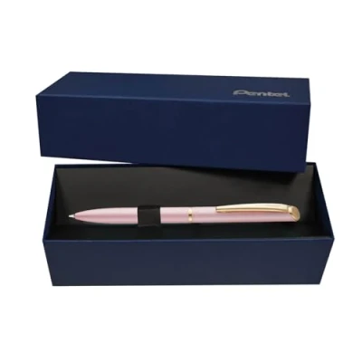 Image of Pentel EnerGel Philography Pastel Pink Barrel with Gift Box