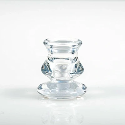 Image of Pajoma Micha 13693 Tapered Candle Holder, Glass, Height 5.5 cm