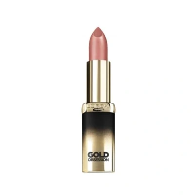 Image of L&#039;Oréal Paris Color Riche Satin Smooth Lipstick, Moisturising Pure Pigment Lip Colour, With Omega 3 &amp; Vitamin E, CP36 Nude Gold