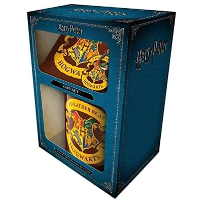Image of Harry Potter (Rather Be at Hogwarts) Mug, Coaster and Keychain Set, 2 Piece Set