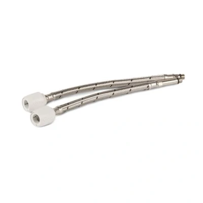 Image of Hep2O Flexible Tap Connector 15mm x M12 300mm Monobloc Mixers 2 Pack HD125G/15W