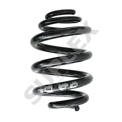 Image of 7J0511115C, 7J0511115G Coil spring SUPLEX 39251 Rear Axle with inconstant wire diameter, Mini Block grey (4x), grey, purple