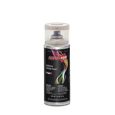 Image of Ambro Sol V4009002 Multipurpose Acrylic Enamel Spray Paint, White Grey, 400 ml