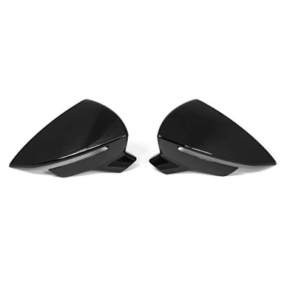 Image of Seat 6F0072530041 Mirror Caps Black Original Wing Tuning