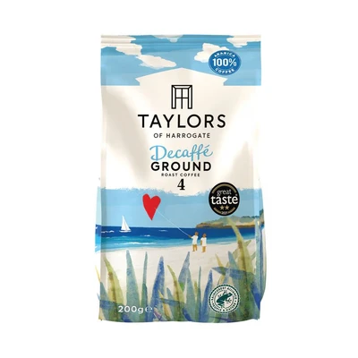 Image of Taylors Decaffeinated Roast and Ground Coffee 200g 6318