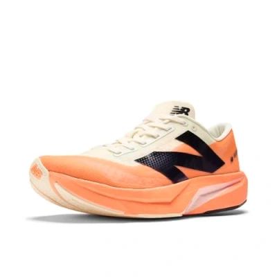 Image of New Balance Fuelcell Rebel V4 Road running shoes, Men&#039;s, Size: 10, Orange/beige Textile