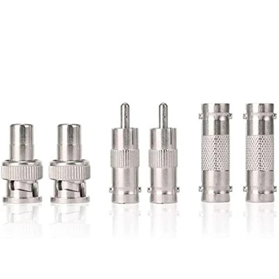 Image of BNC Female to RCA Male,BNC Male Female,BNC Adapters, CCTV Power Coax TV Video Phono Coupler Connector for Security Camera System