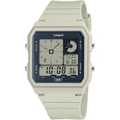 Image of Casio Digital Unisex watch, Size: One Size, Ivory