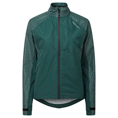 Image of Altura Womens Nightvision Storm Waterproof Reflective Cycling Jacket Dark Green 8