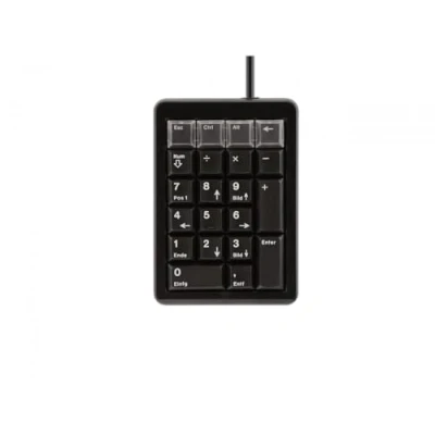 Image of CHERRY G84 4700, Programmable Keypad, French Layout with Numeric Wired (USB Connection), Plug &amp; Play, Mechanical ML Switches, Black