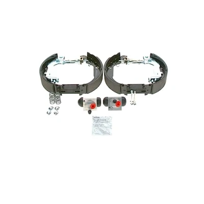 Image of KS4684 brake Set, drum brakes BOSCH 0 204 114 684 with accessories, wheel cylinder DACIA: Duster Off Road