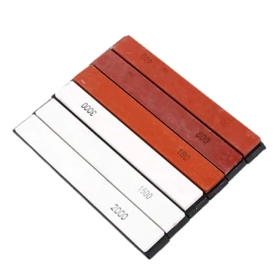 Image of 6Pcs Sharpening Stone, Whetstone Stones Set Grit 180# 400# 800# 1500# 2000# 3000# for Kitchen