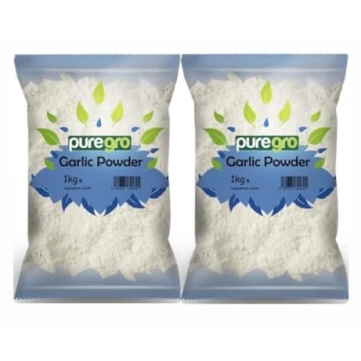 Image of Puregro Garlic Powder 1kg (PACK OF 2) Ajo en Polvo Premium Quality Clove Garlic.