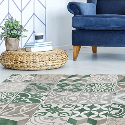 Image of Viniliko Carpet, Vinyl, Green, 100 x 133 3 cm